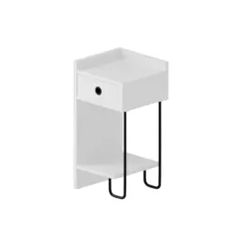 KINDERNACHTK&Auml;STCHEN ca. 32x30x61 cm Wei&szlig;