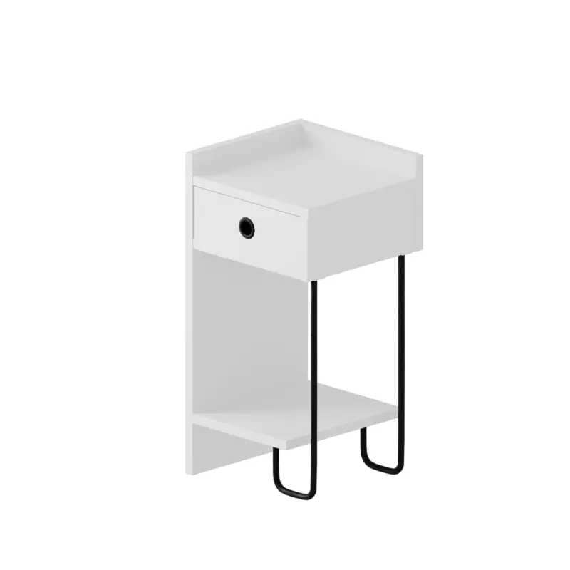 KINDERNACHTK&Auml;STCHEN ca. 32x30x61 cm Wei&szlig;