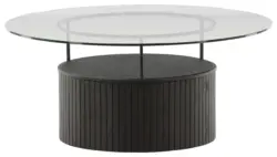Couchtisch Bovall &Oslash; ca. 90 cm Schwarz