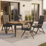 m&ouml;max Dornbirn - Ihr Trendm&ouml;belhaus in Dornbirn Gartenm&ouml;bel Set 9-tlg. Tilos aus Echtholz