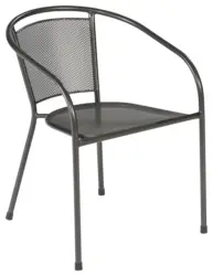 Gartensessel-Set Delos ca. 54x72x61 cm Graphit