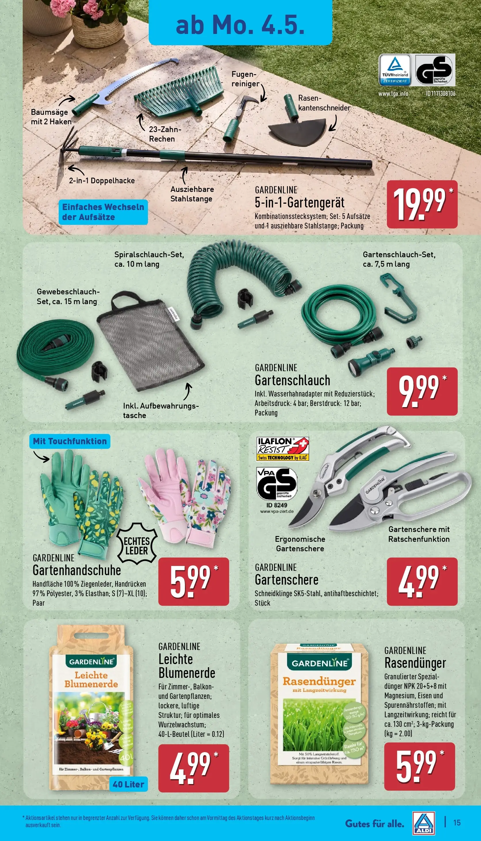 Aldi Wochenangebote (ab 04.05.2026) » Angebote Online | Seite: 16 | Produkte: Tasche, Blumenerde