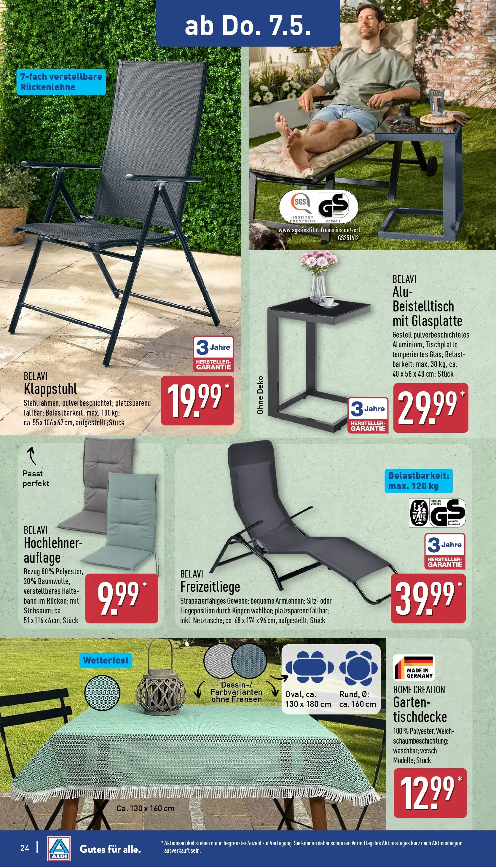 Aldi Wochenangebote (ab 04.05.2026) » Angebote Online | Seite: 25 | Produkte: Beistelltisch, Belavi, Home creation