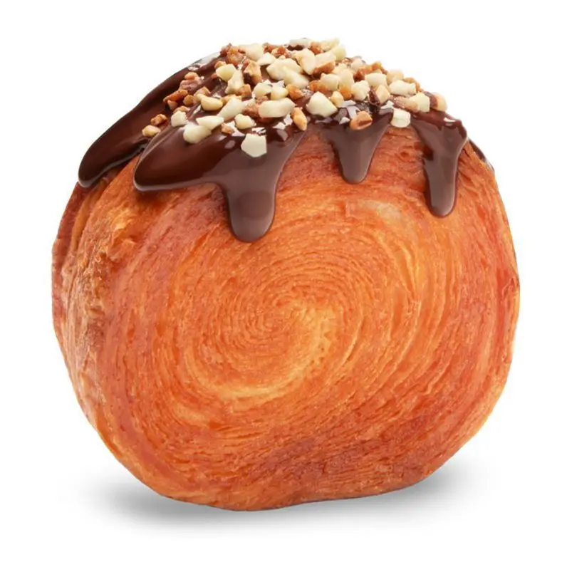 Охлювче с какаова глазура и пълнеж