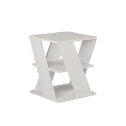 Couchtisch Cyclo ca. 55x55x55 cm Wei&szlig;