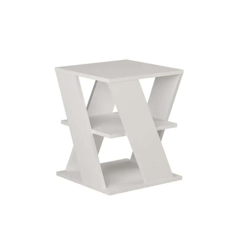 Couchtisch Cyclo ca. 55x55x55 cm Wei&szlig;