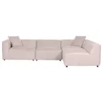 XXXLutz Lauterach - Ihr M&ouml;belhaus bei Bregenz Ecksofa in Chenille Rosa 317/239 cm