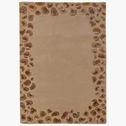 Handwebteppich 140/200 cm Naturfarben