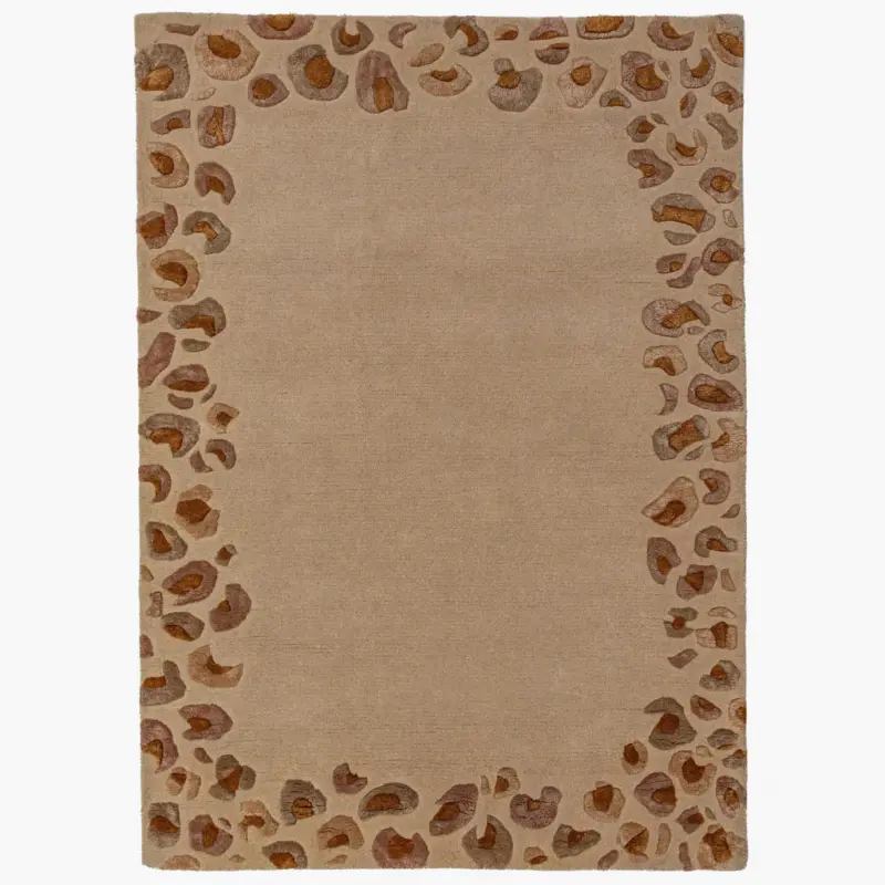 Handwebteppich 140/200 cm Naturfarben