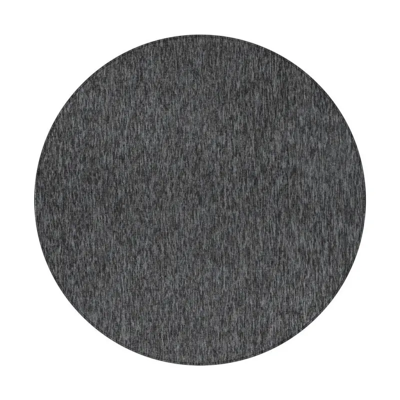 Flachwebeteppich 160/160 cm Nizza Anthrazit