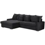 XXXLutz Lauterach - Ihr M&ouml;belhaus bei Bregenz Ecksofa Salvador in Mikrofaser Schwarz 164/293 cm