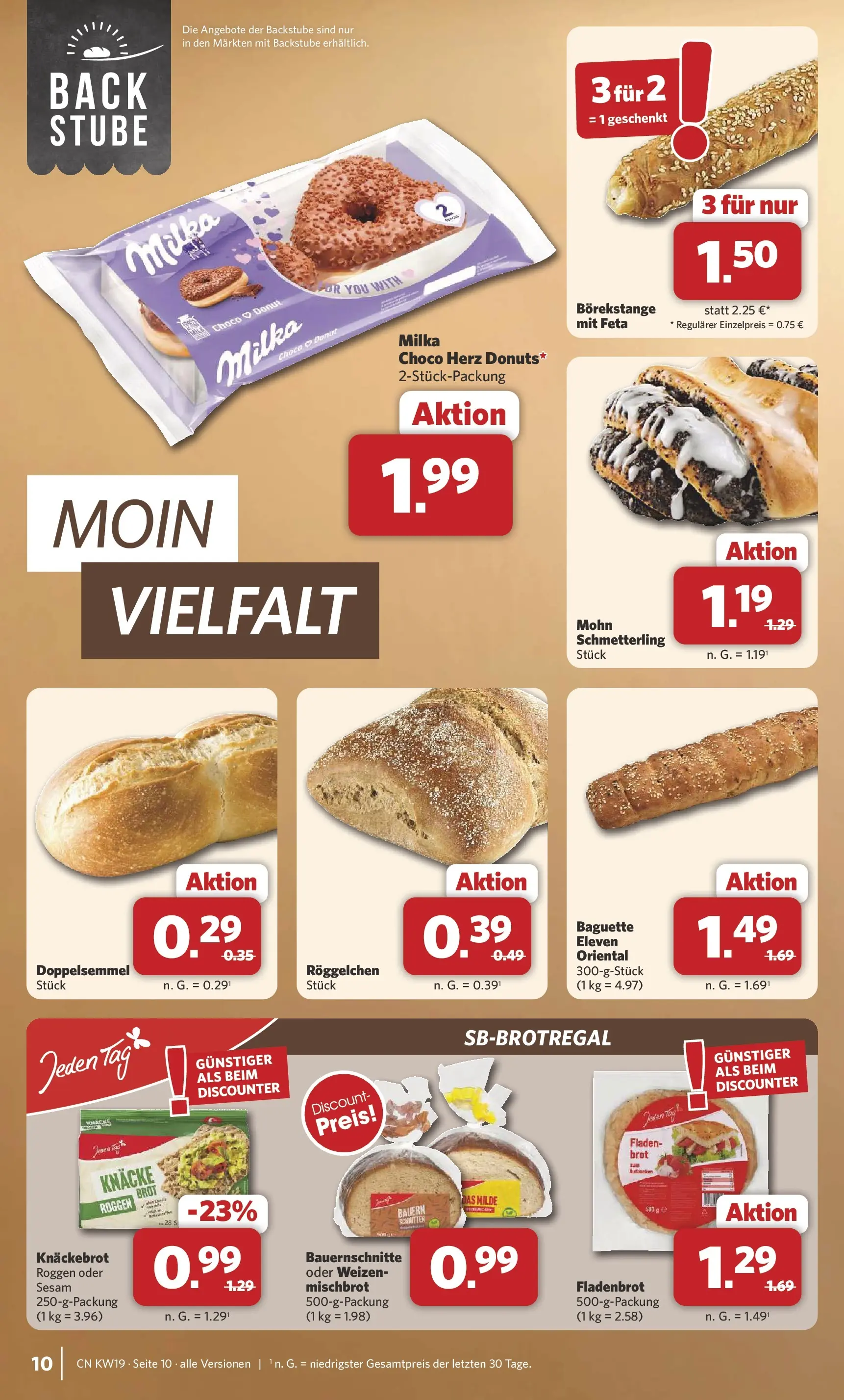 Combi Unsere Wochenangebote (ab 04.05.2026) zum Blättern | Seite: 10 | Produkte: Feta, Baguette, Milka, Brot