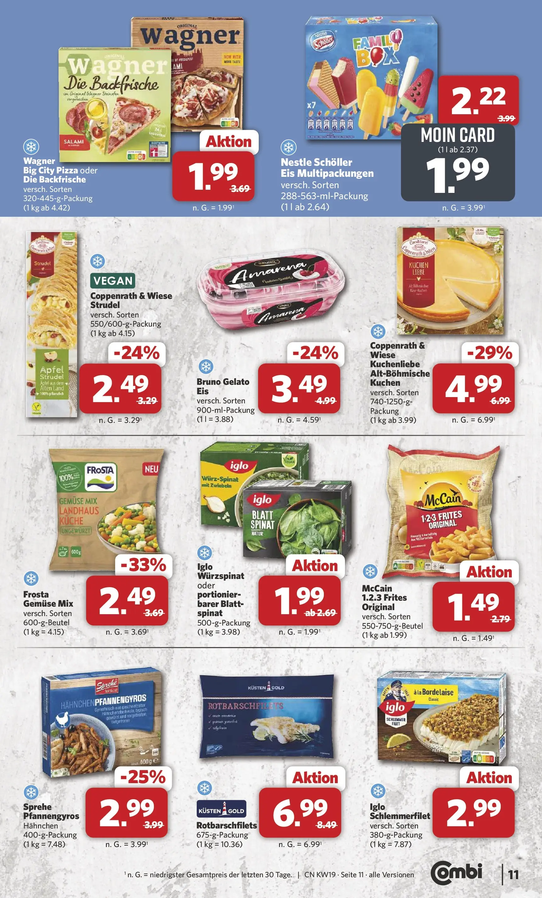 Combi Unsere Wochenangebote (ab 04.05.2026) zum Blättern | Seite: 11 | Produkte: Küche, Äpfel, Salami, Kuchen