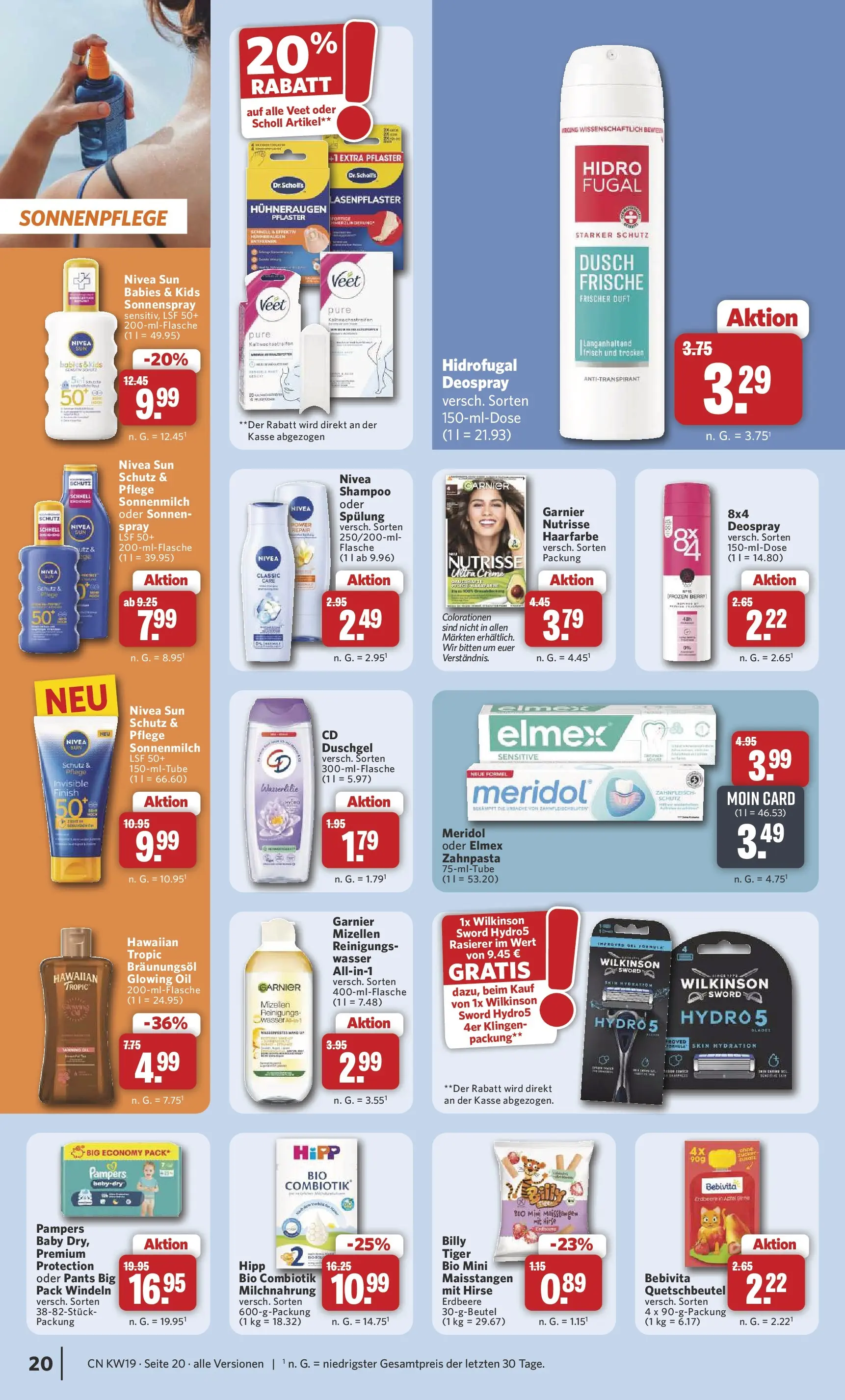 Combi Unsere Wochenangebote (ab 04.05.2026) zum Blättern | Seite: 20 | Produkte: Duft, Shampoo, Haarfarbe, Zahnpasta