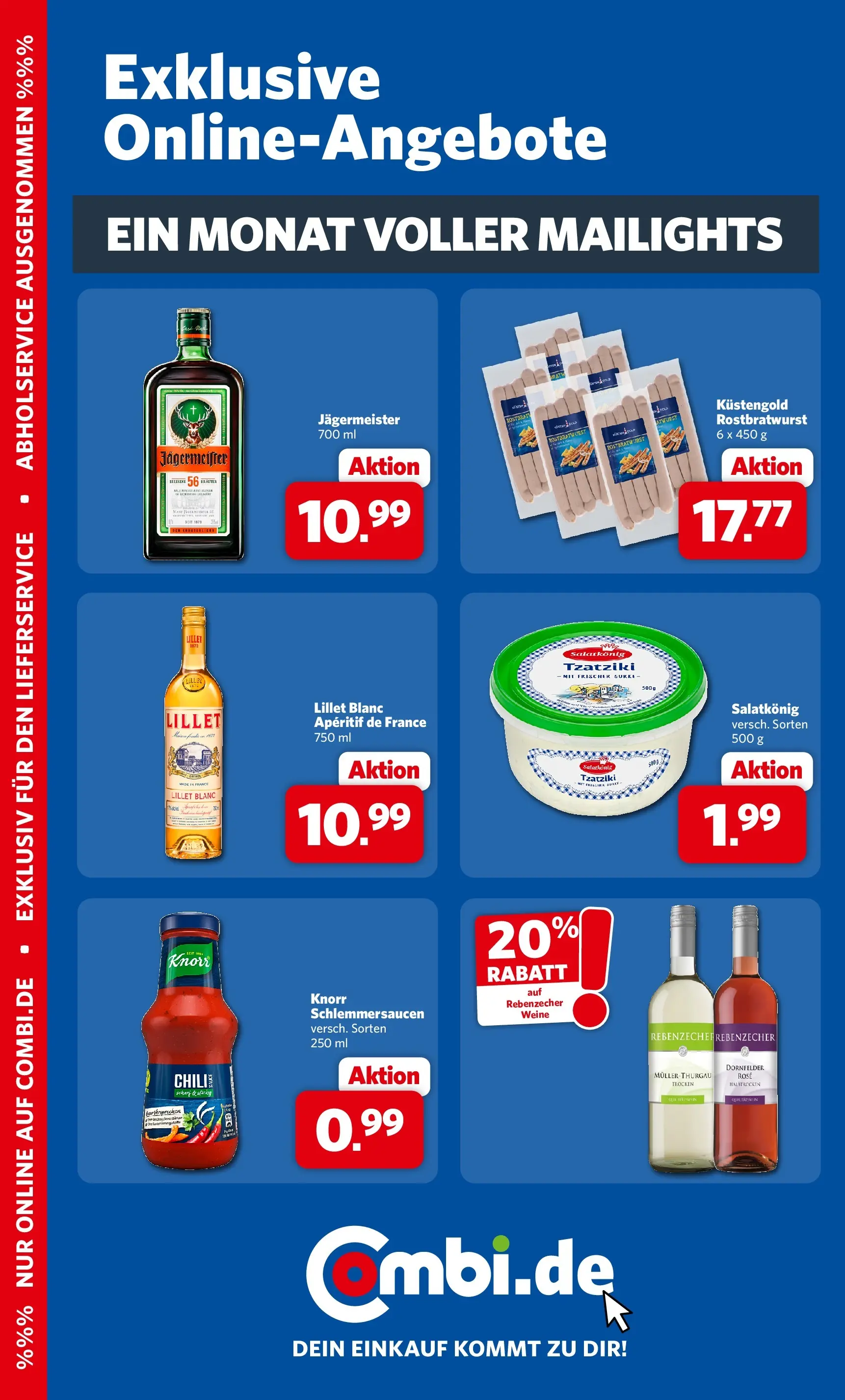 Combi Unsere Wochenangebote (ab 04.05.2026) zum Blättern | Seite: 30 | Produkte: Knorr, Lillet, Jägermeister, Chili
