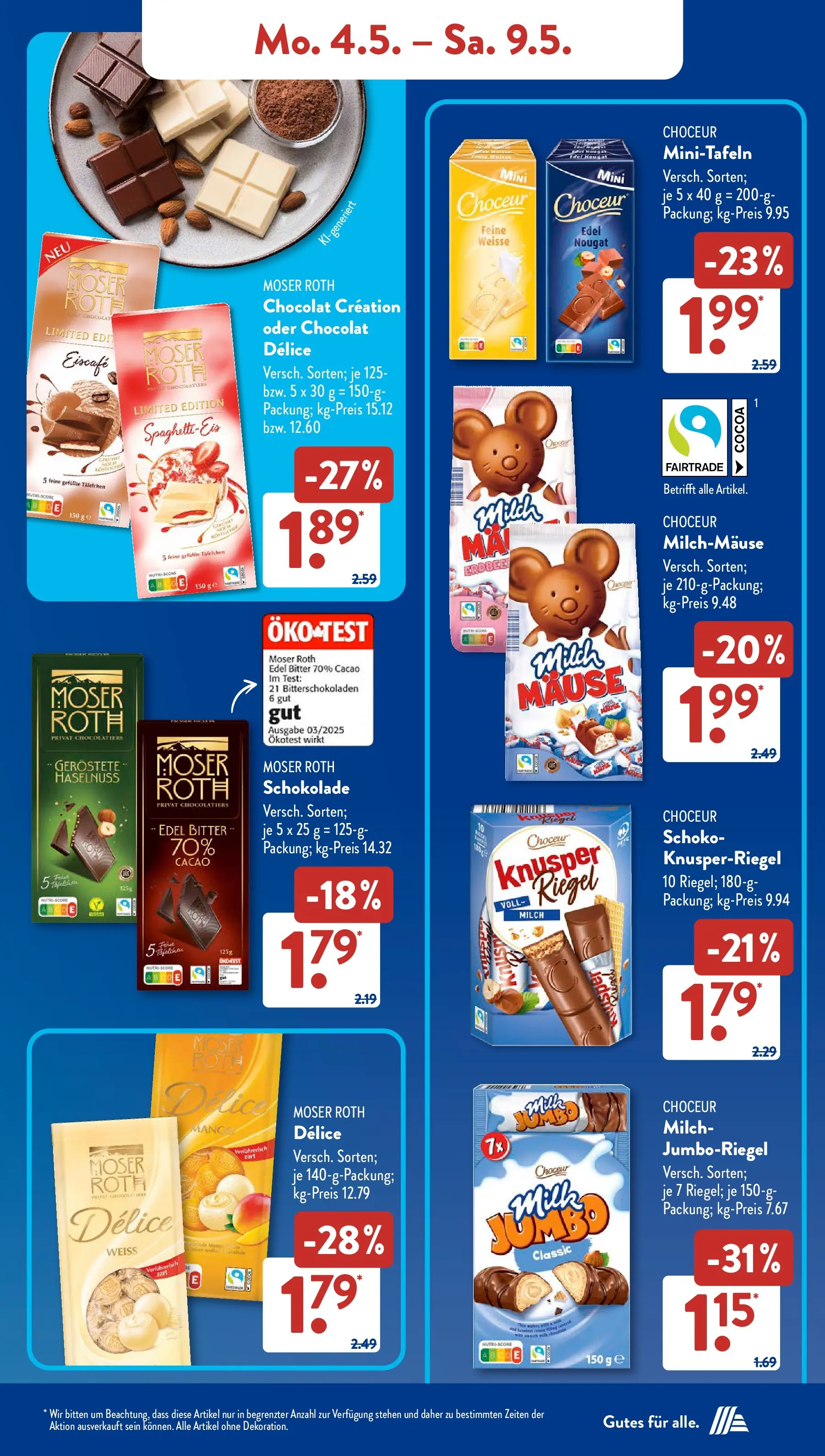 Aldi Süd - Aldi Süd: Wochenangebote (ab 03.05.2026) zum Blättern | Seite: 9 | Produkte: Milch, Schokolade, Mango, Eis