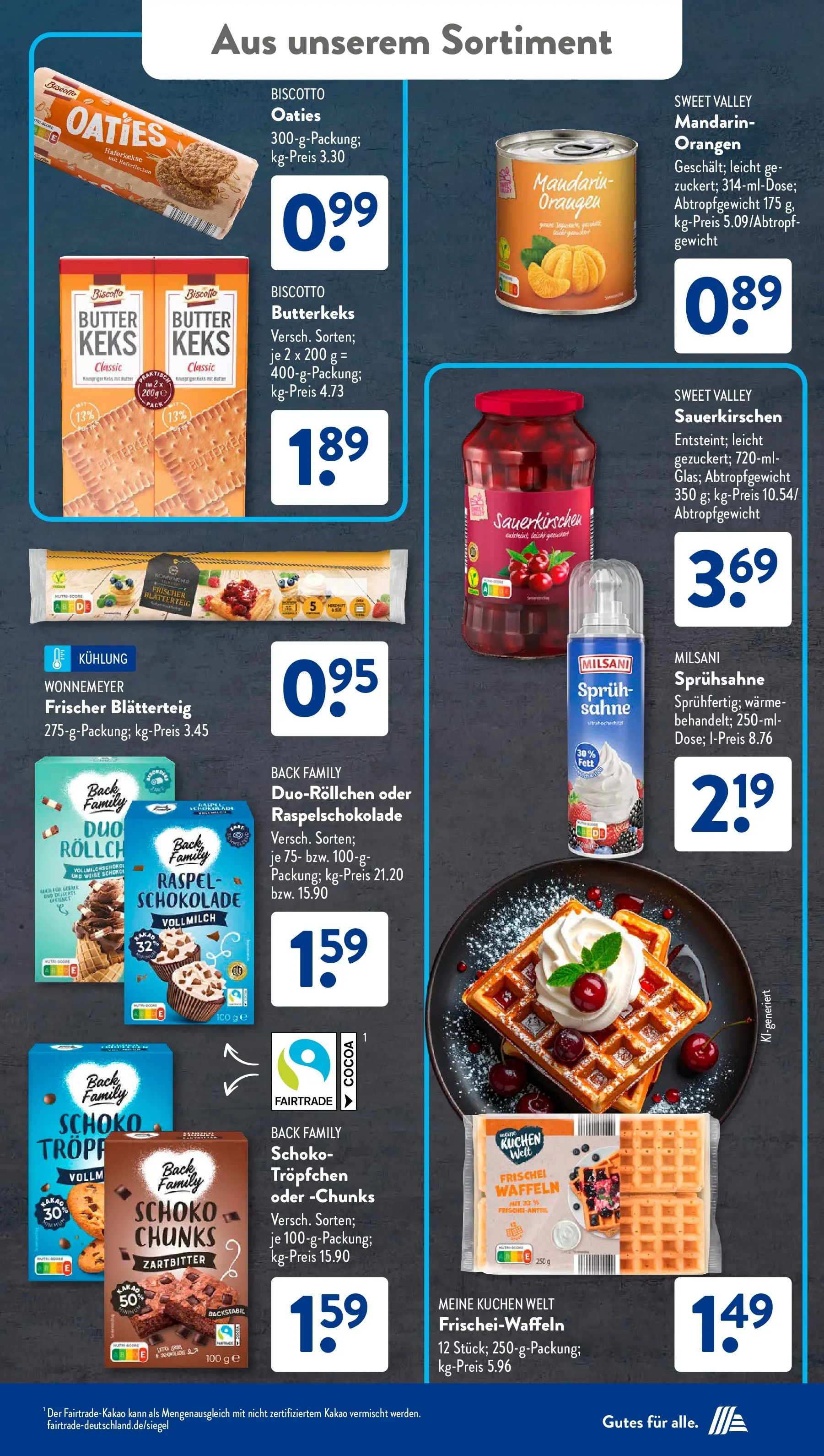 Aldi Süd - Aldi Süd: Wochenangebote (ab 03.05.2026) zum Blättern | Seite: 28 | Produkte: Gewicht, Schokolade, Orangen, Waffeln