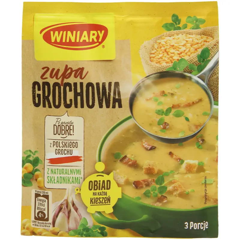 Erbsenceremesuppe