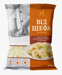Teigtaschen mit Kartoffeln, Butter und Dill, tiefgefroren