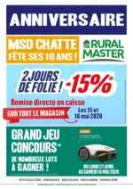 Rural Master ANNIVERSAIRE - au 16.05.2026