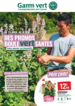 Gamm Vert DES PROMOS BOULEvertSANTES - au 10.05.2026