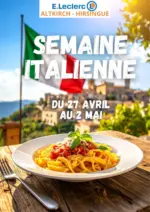 E.Leclerc Semaine Italienne - au 02.05.2026