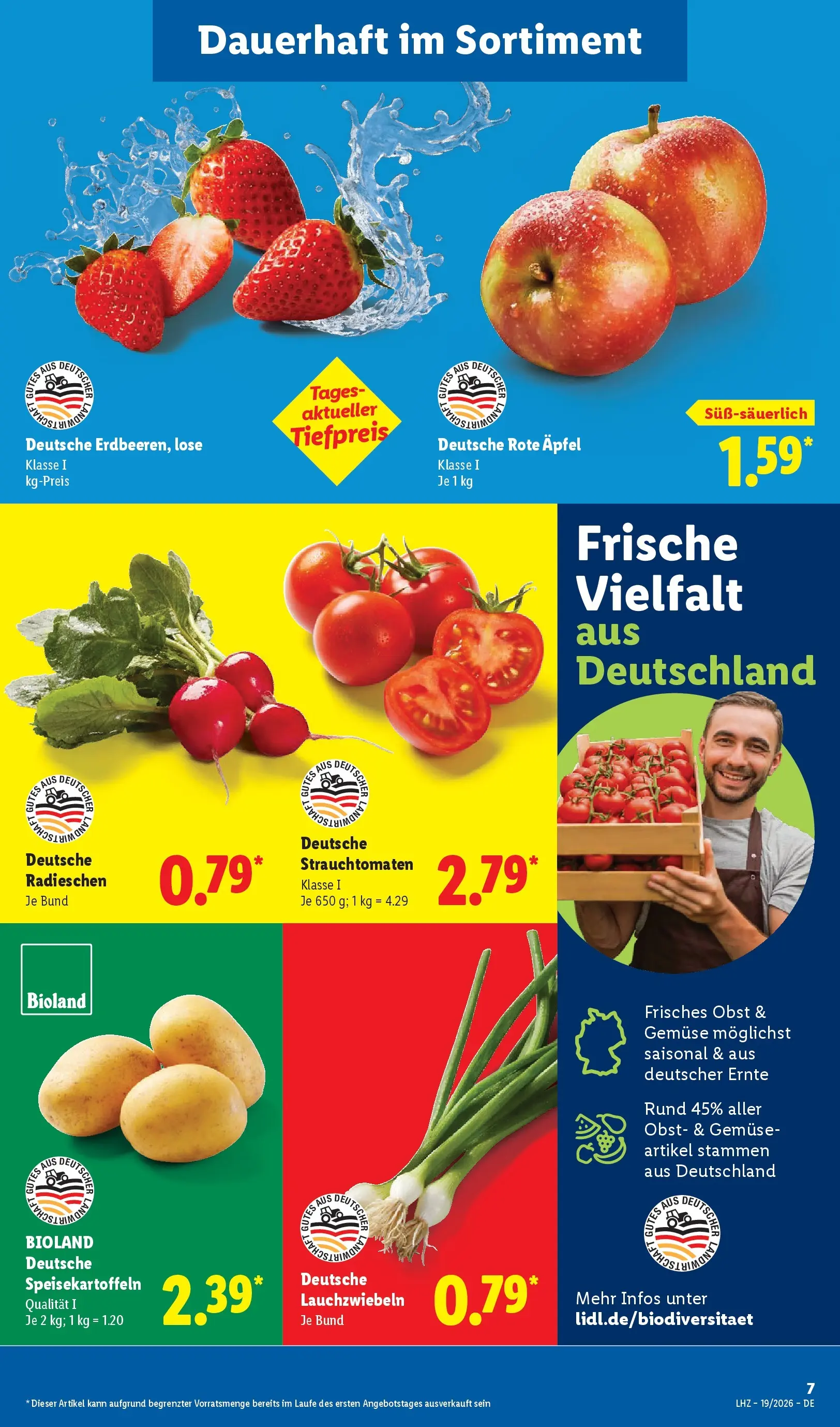 Lidl Prospekt Emlichheim (ab 04.05.2026) zum Blättern » Angebote | Seite: 11 | Produkte: Äpfel, Gemüse, Obst