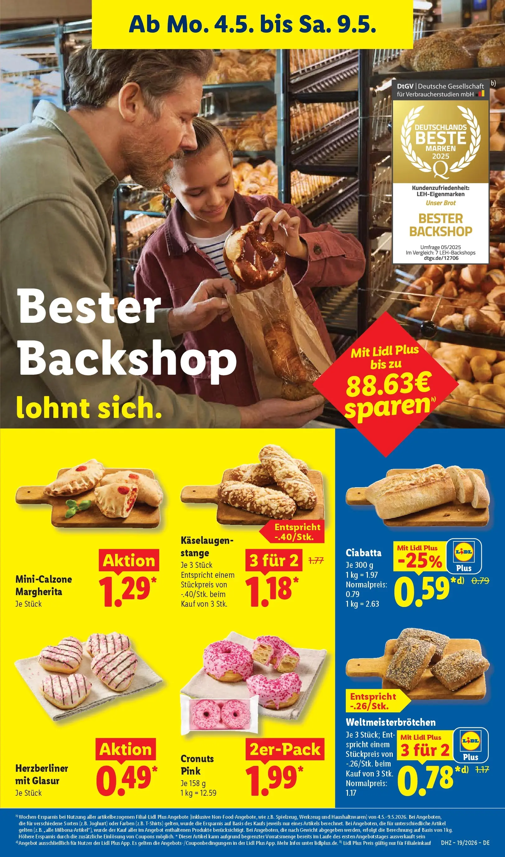 Lidl Prospekt Künzell (ab 04.05.2026) zum Blättern » Angebote | Seite: 17 | Produkte: Gewicht, Joghurt, Brot