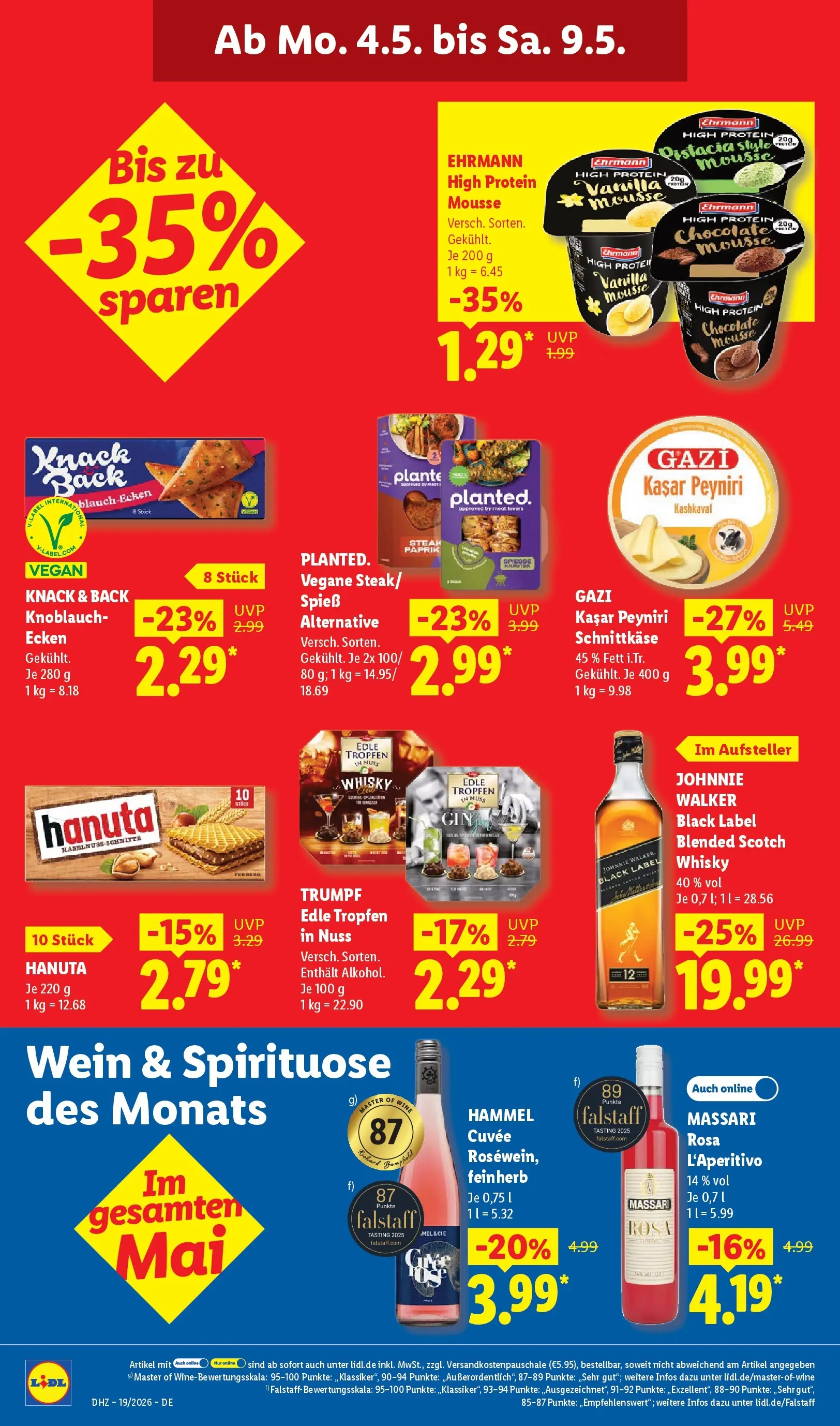 Lidl Prospekt Emlichheim (ab 04.05.2026) zum Blättern » Angebote | Seite: 26 | Produkte: Whisky, Knoblauch, Wein