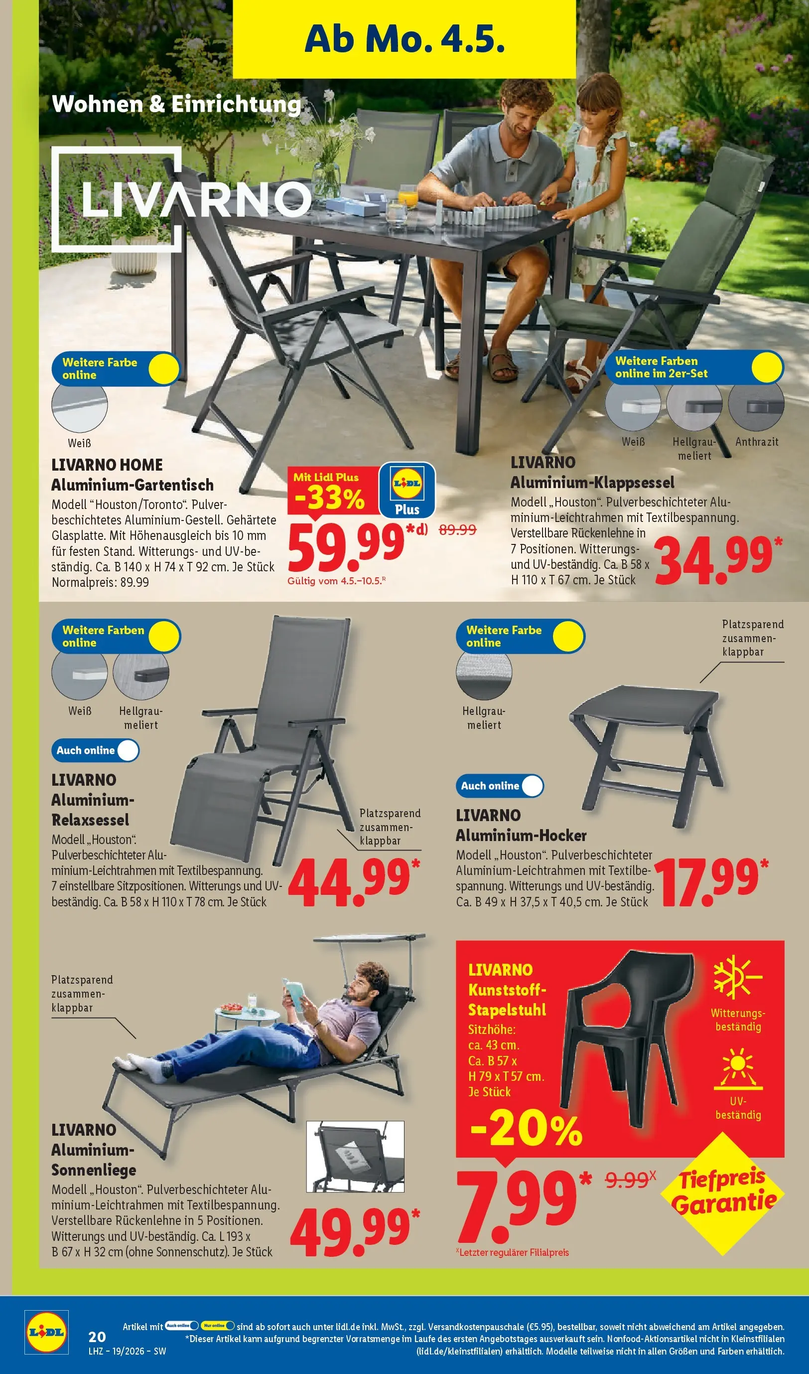 Lidl Prospekt Villingen-schwenningen (ab 04.05.2026) zum Blättern » Angebote | Seite: 38 | Produkte: Relaxsessel