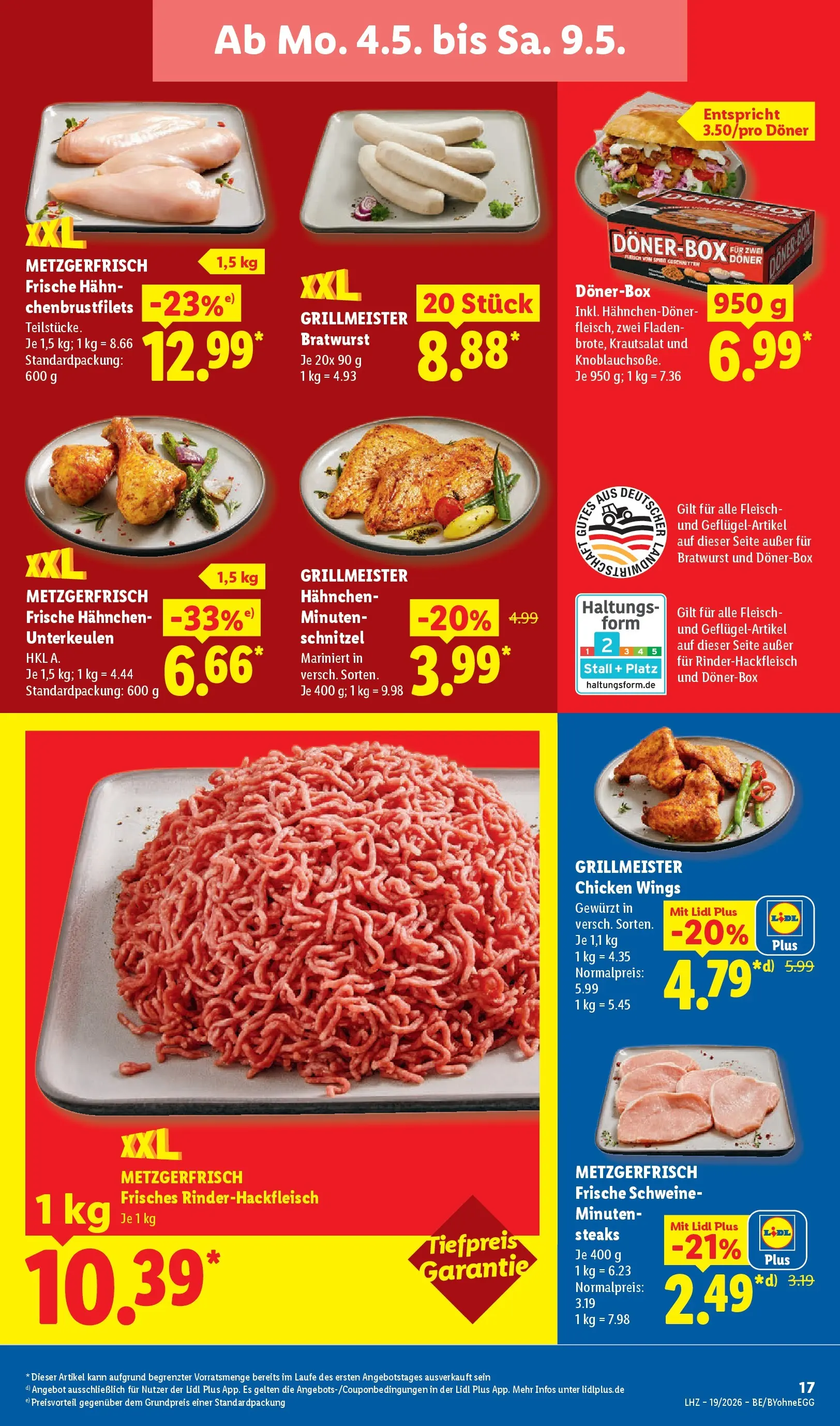Lidl Prospekt Mahlow (ab 04.05.2026) zum Blättern » Angebote | Seite: 31 | Produkte: Box, Bratwurst, Schnitzel, Fleisch
