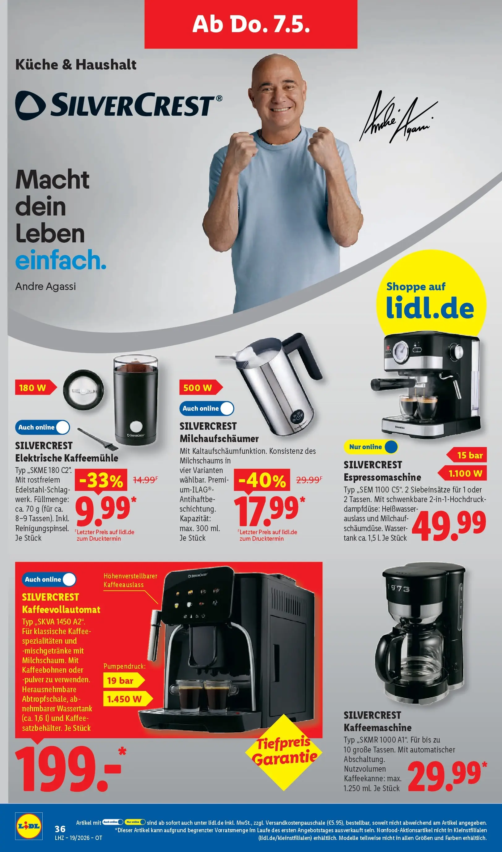 Lidl Prospekt Senftenberg (ab 04.05.2026) zum Blättern » Angebote | Seite: 52 | Produkte: Kaffeemaschine, Küche, Wasser, Kaffeevollautomat