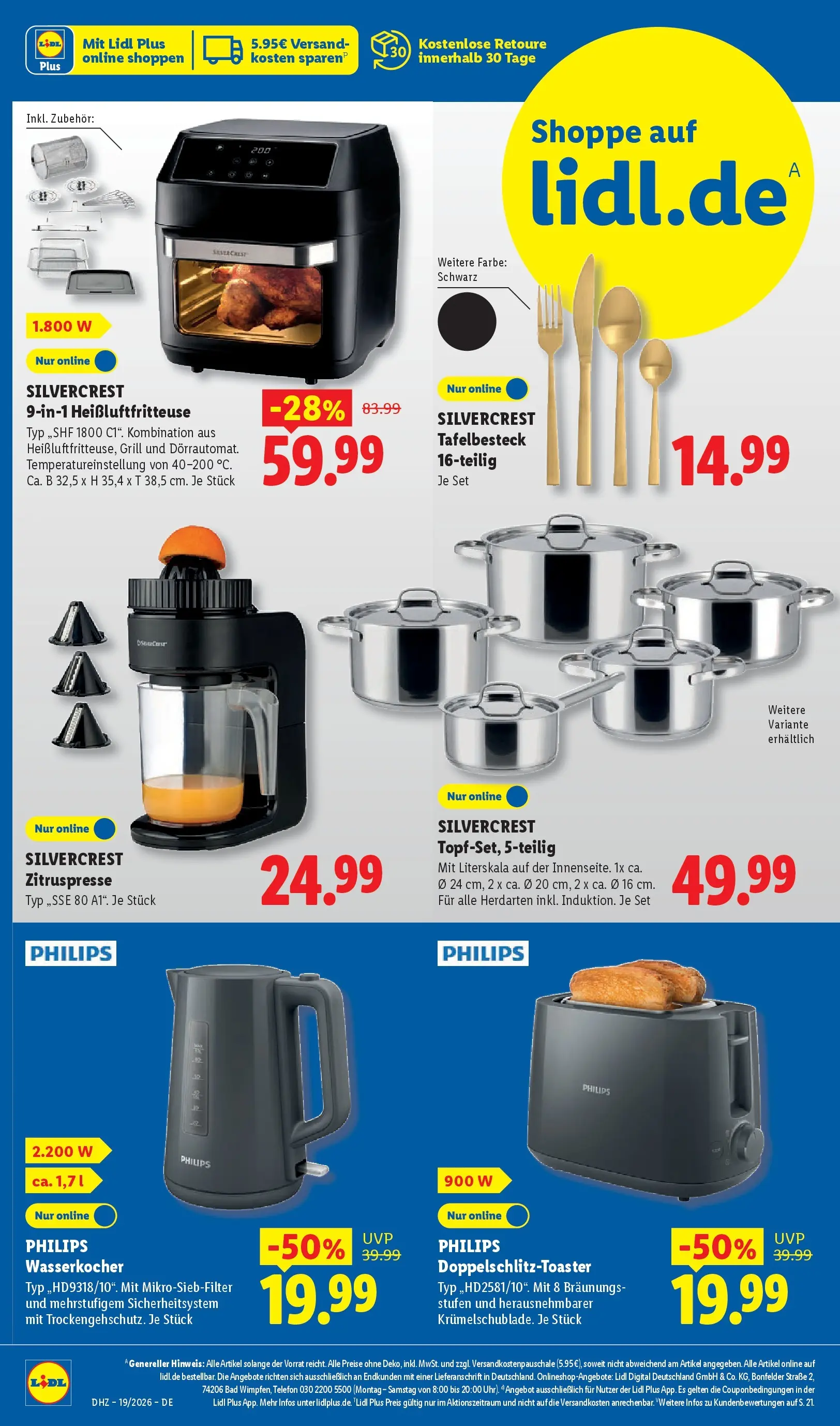 Lidl Prospekt Emlichheim (ab 04.05.2026) zum Blättern » Angebote | Seite: 56 | Produkte: Philips, Grill, Bad, Heißluftfritteuse