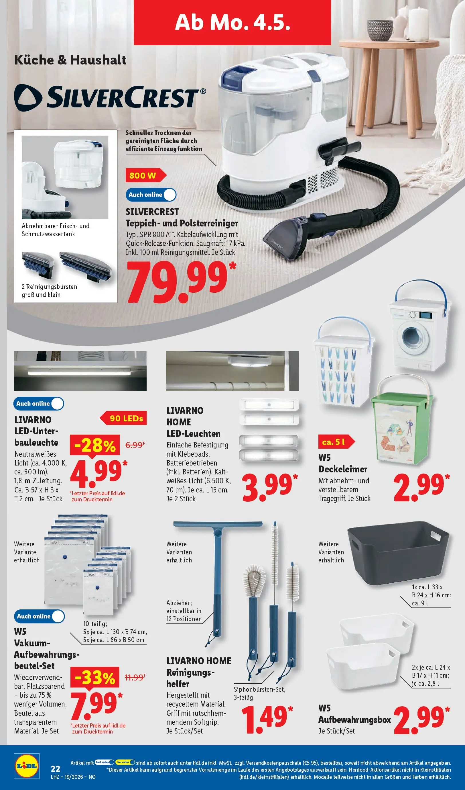 Lidl Prospekt Emlichheim (ab 04.05.2026) zum Blättern » Angebote | Seite: 36 | Produkte: Teppich, Küche