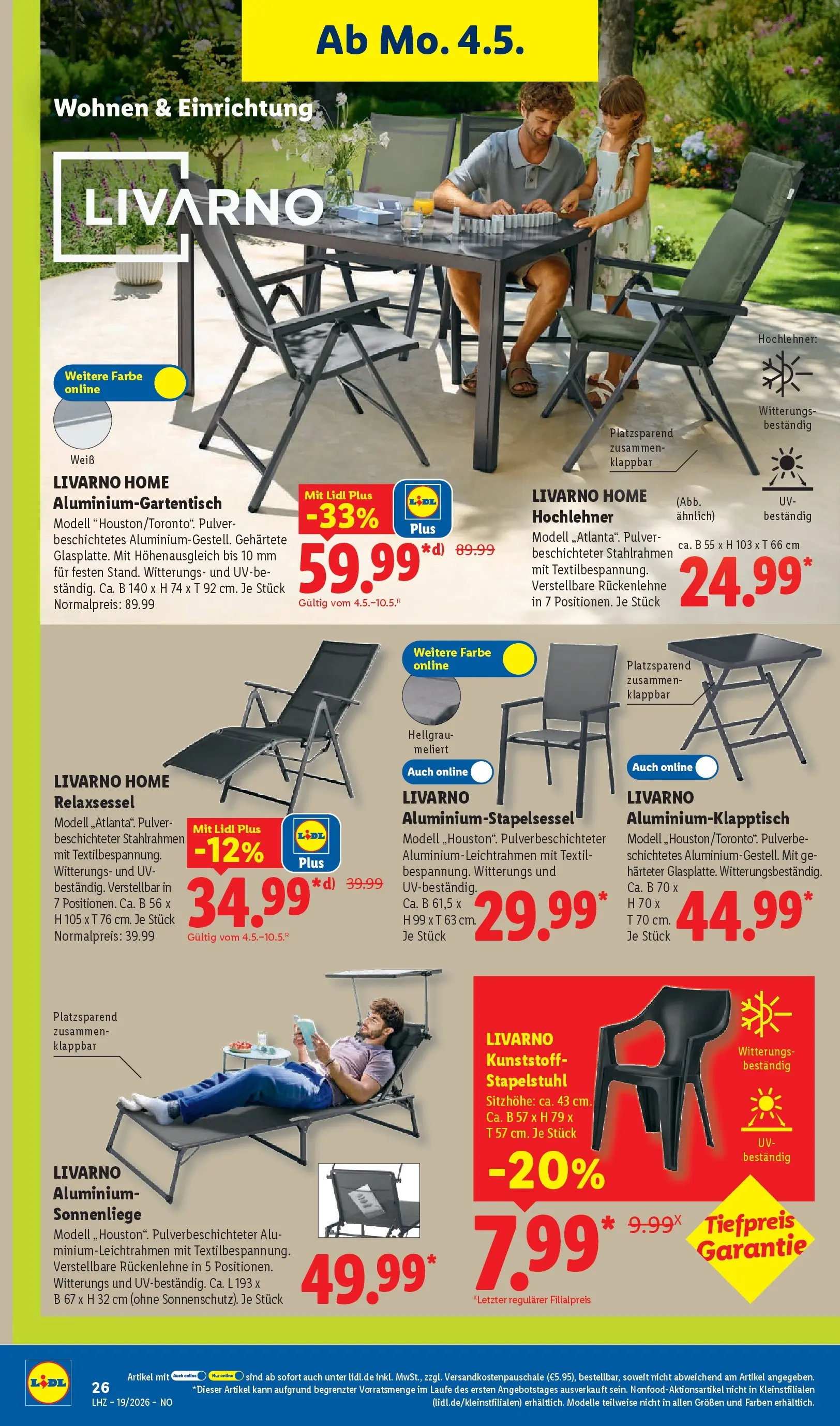 Lidl Prospekt Emlichheim (ab 04.05.2026) zum Blättern » Angebote | Seite: 42 | Produkte: Relaxsessel