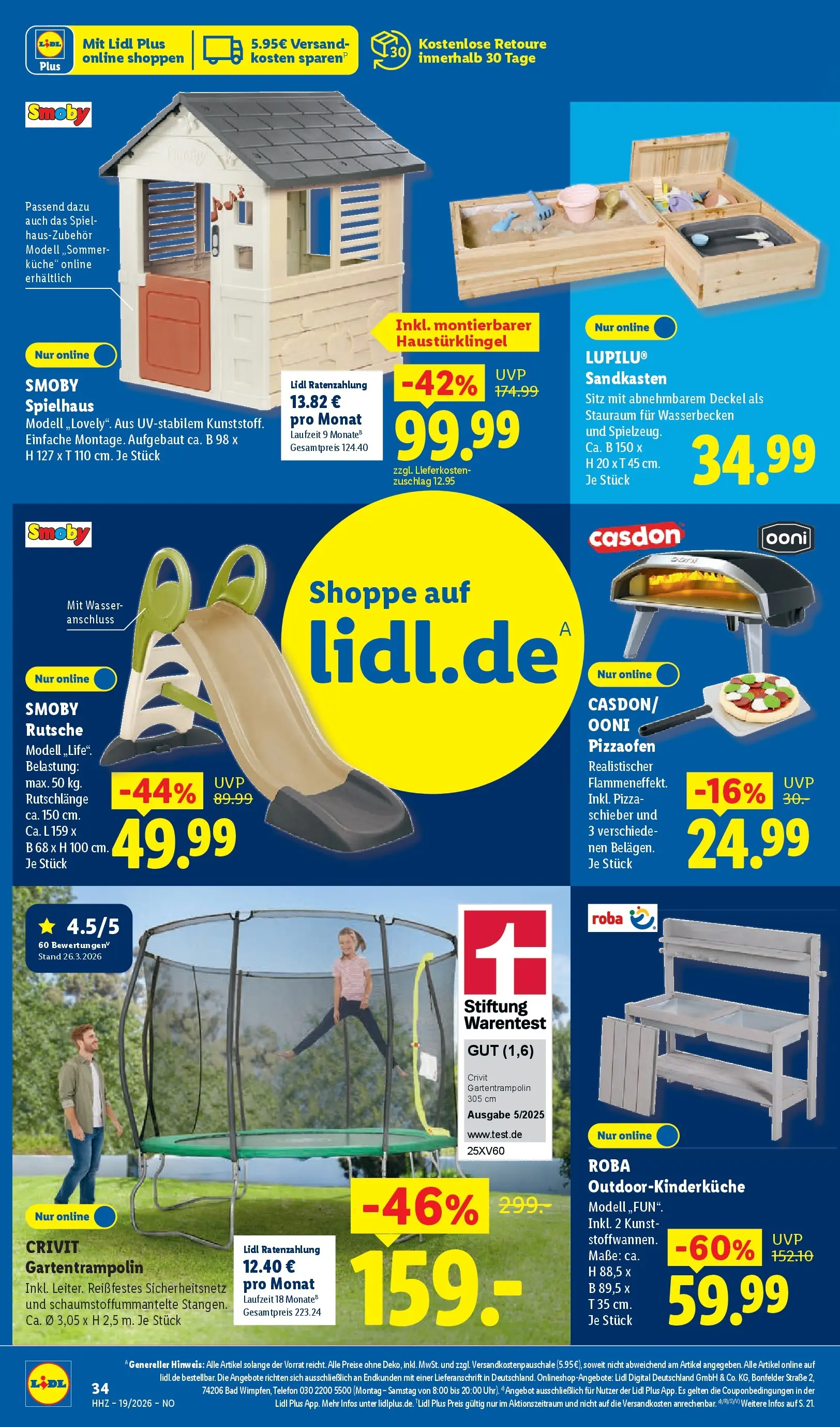 Lidl Prospekt Emlichheim (ab 04.05.2026) zum Blättern » Angebote | Seite: 50 | Produkte: Bad, Küche, Wasser, Pizza