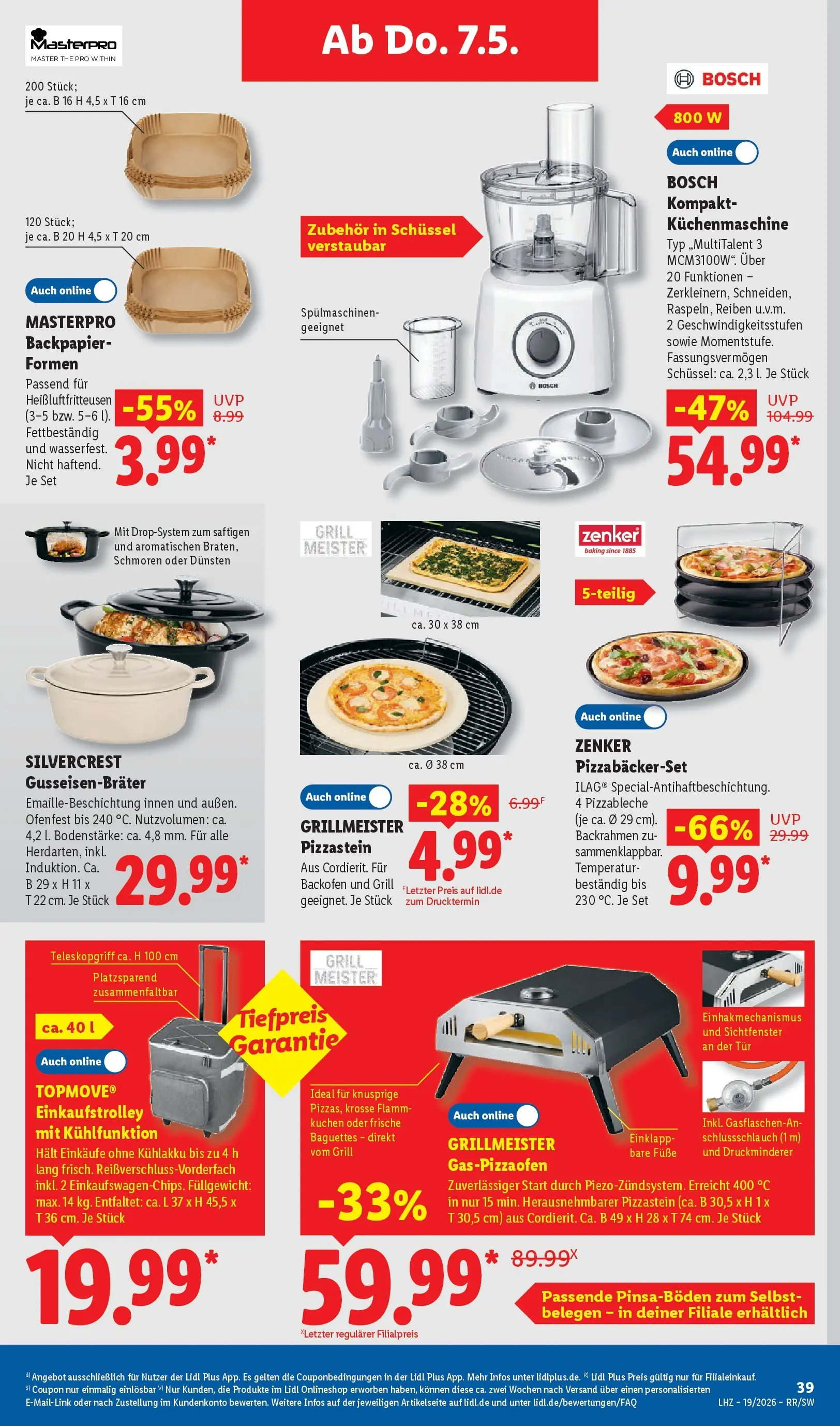 Lidl Prospekt Hagen (ab 04.05.2026) zum Blättern » Angebote | Seite: 55 | Produkte: Bosch, Tür, Backofen, Kuchen