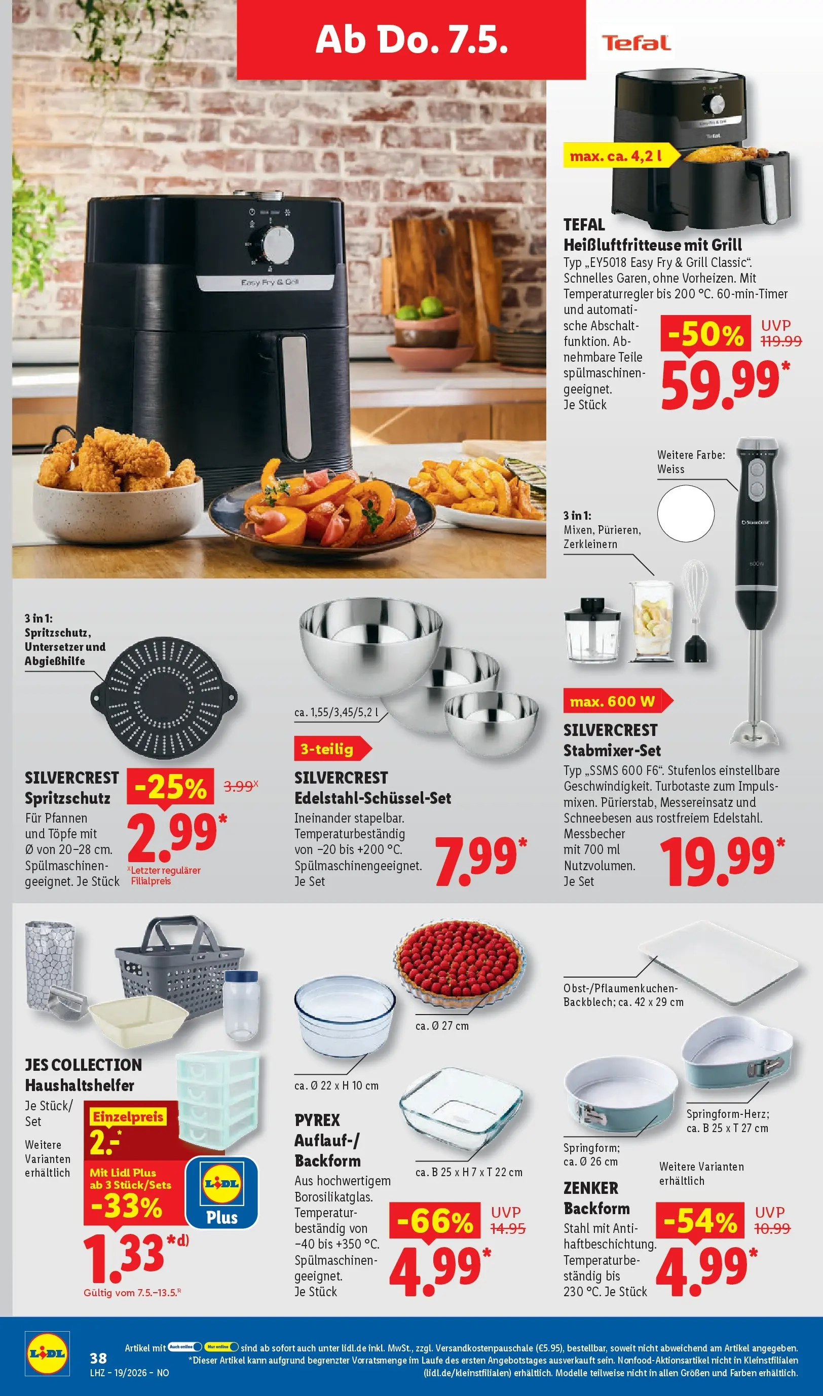 Lidl Prospekt Emlichheim (ab 04.05.2026) zum Blättern » Angebote | Seite: 54 | Produkte: Grill, Heißluftfritteuse