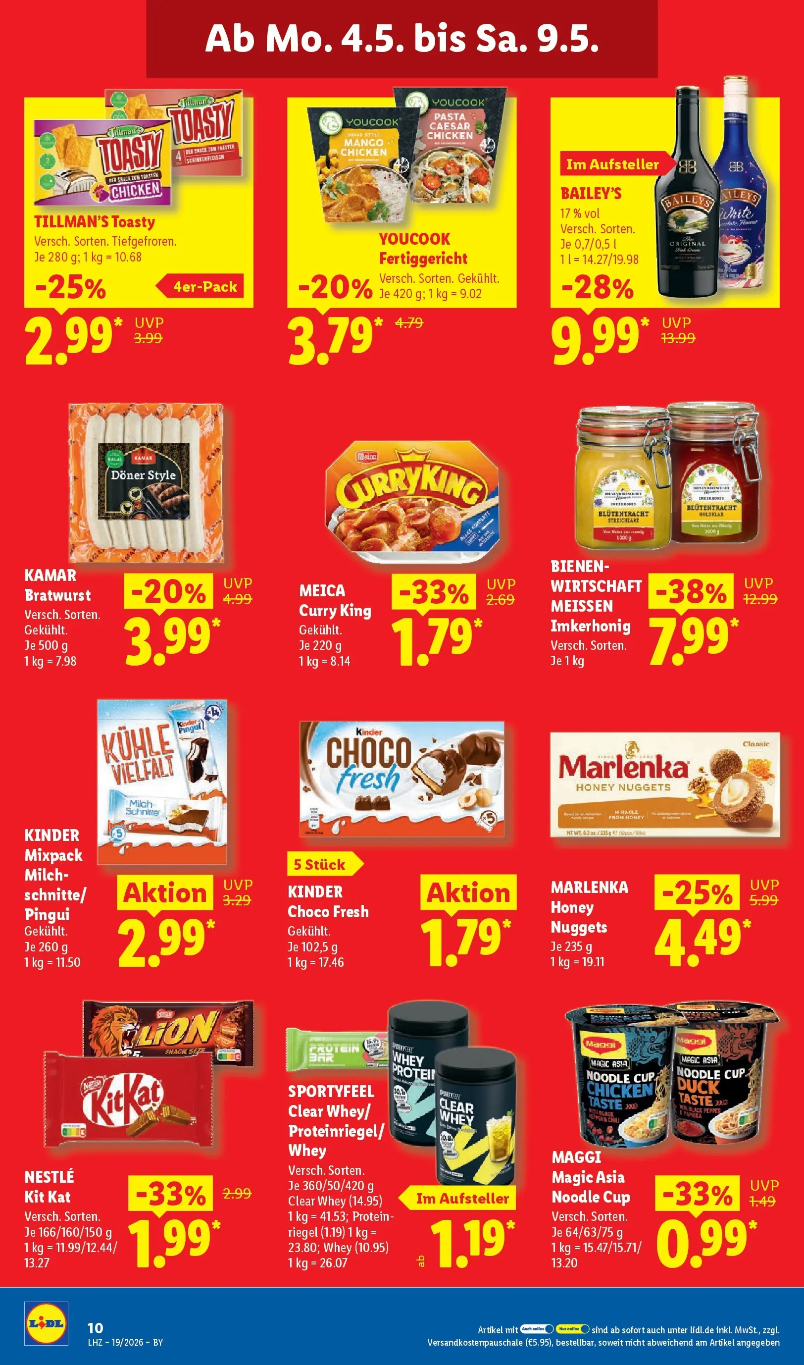 Lidl Prospekt München-laim (ab 04.05.2026) zum Blättern » Angebote | Seite: 20 | Produkte: Youcook, Milch, Meica, Mango