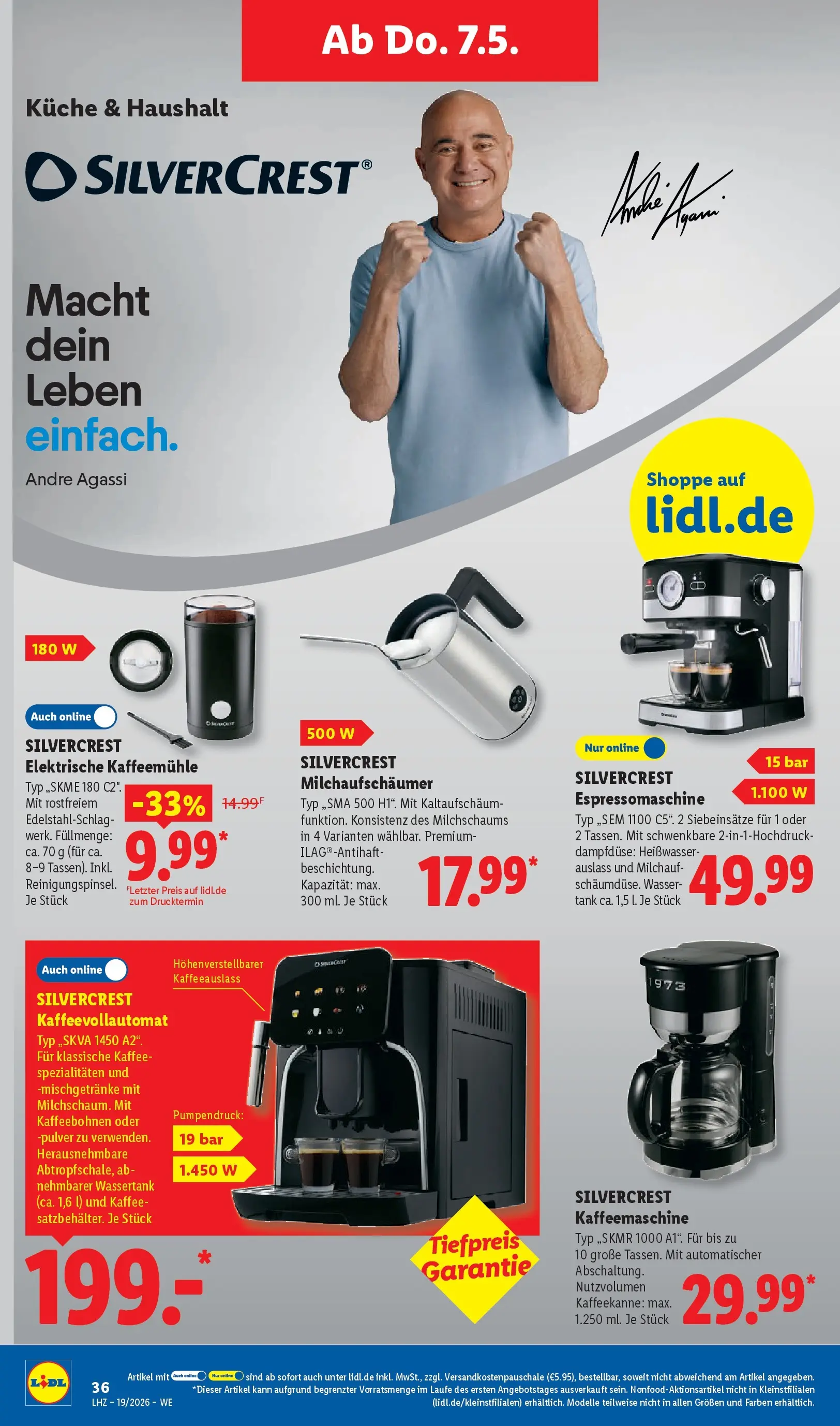 Lidl Prospekt Einbeck (ab 04.05.2026) zum Blättern » Angebote | Seite: 52 | Produkte: Kaffeemaschine, Kaffee, Küche, Wasser