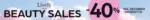 Lively Beauty sales -40% - al 30.04.2026