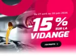 Profil Plus -15% sur la vidange* ! - au 20.06.2026