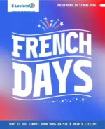 E.Leclerc FRENCH DAYS - au 11.05.2026