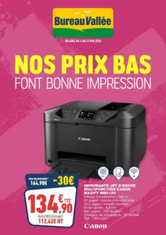 Bureau Vallée - Prévisualisation de Bureau Vallée - Nos prix bas font bonne impression valide à partir de 04.05.2026 Bureau Vallée - Prévisualisation de Bureau Vallée - Nos prix bas font bonne impression valide à partir de 04.05.2026