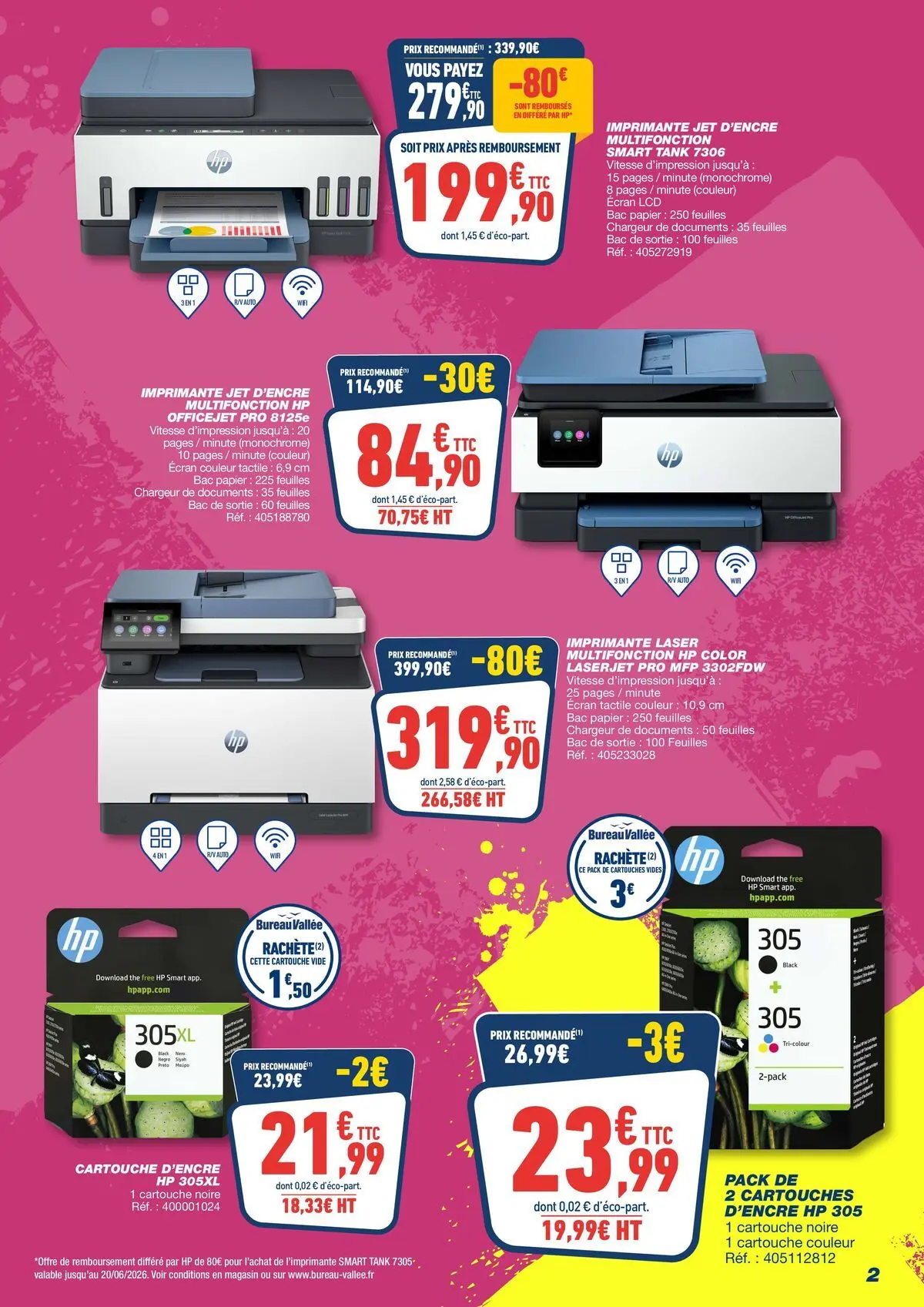 Bureau Vallée - Nos prix bas font bonne impression à partir du 03/05/2026 - promo en ligne | Page: 2 | Produits: Imprimante, Bureau, Cartouche, Thé