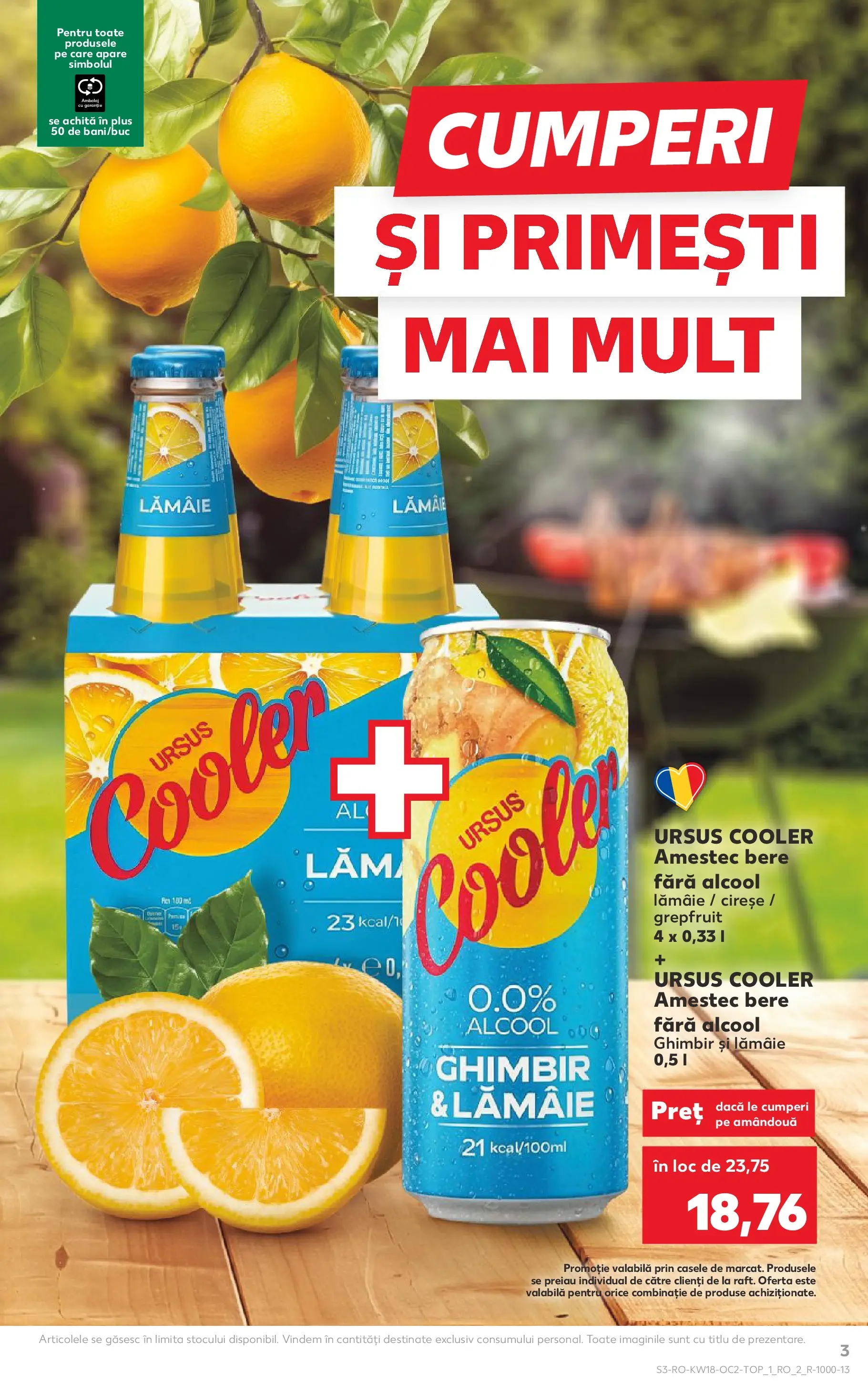 Kaufland Satu Mare 29.04.2026 - Revista si Oferta | Pagină: 3 | Produse: Bere, Cireșe, Lămâie