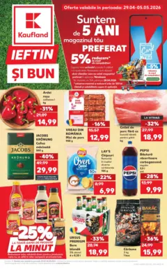 Ofertele Kaufland valabile de la 29.04.2026