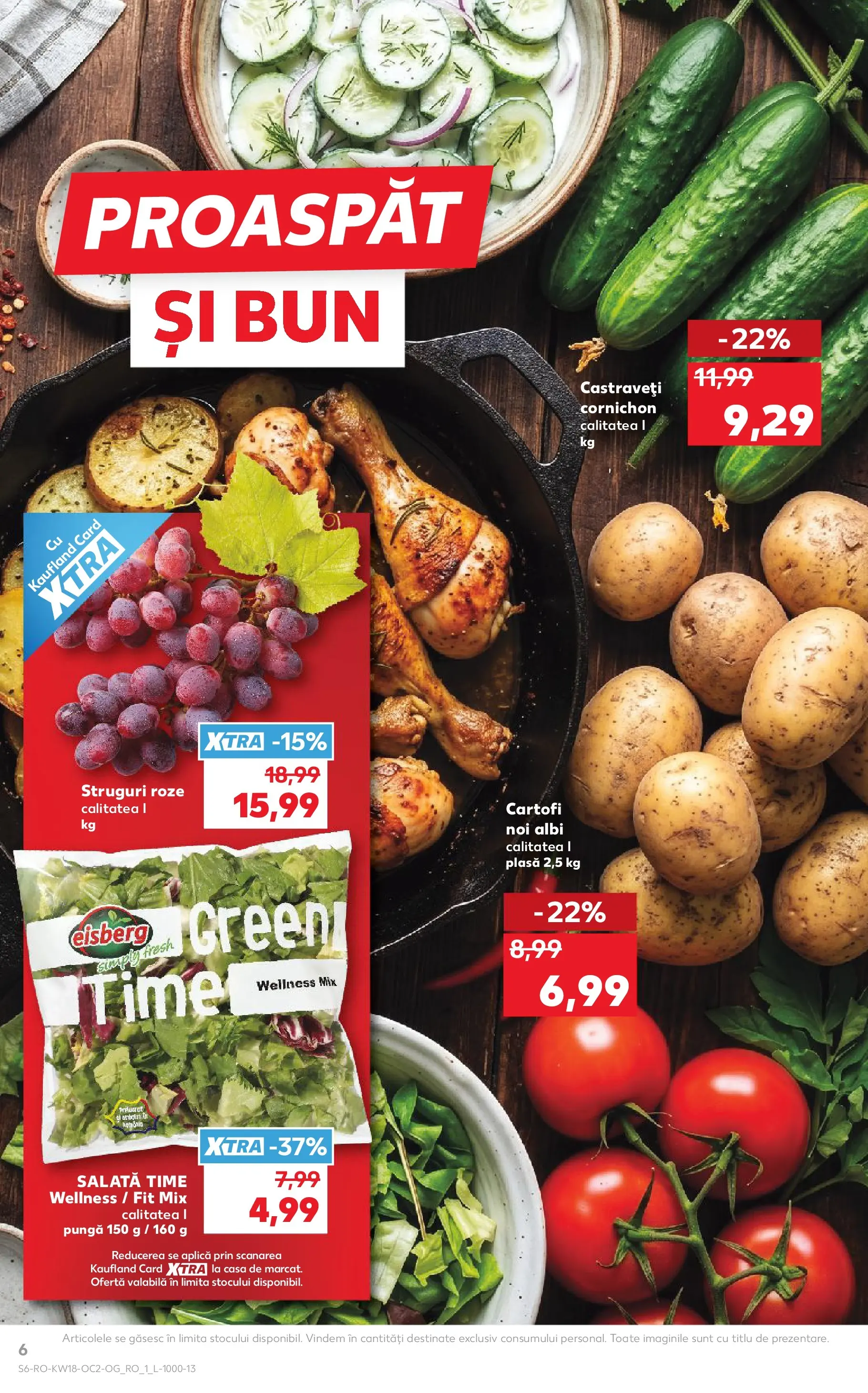 Kaufland Satu Mare 29.04.2026 - Revista si Oferta | Pagină: 6 | Produse: Struguri, Pungă, Salată, Cartofi
