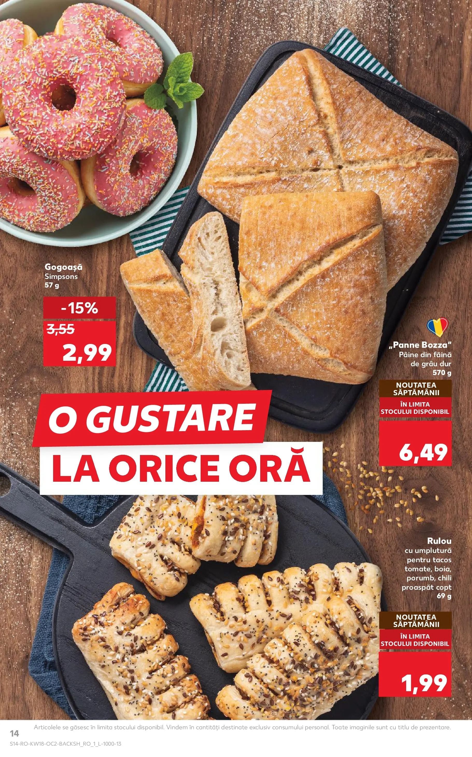 Kaufland Satu Mare 29.04.2026 - Revista si Oferta | Pagină: 14 | Produse: Divan, Pâine, Făină