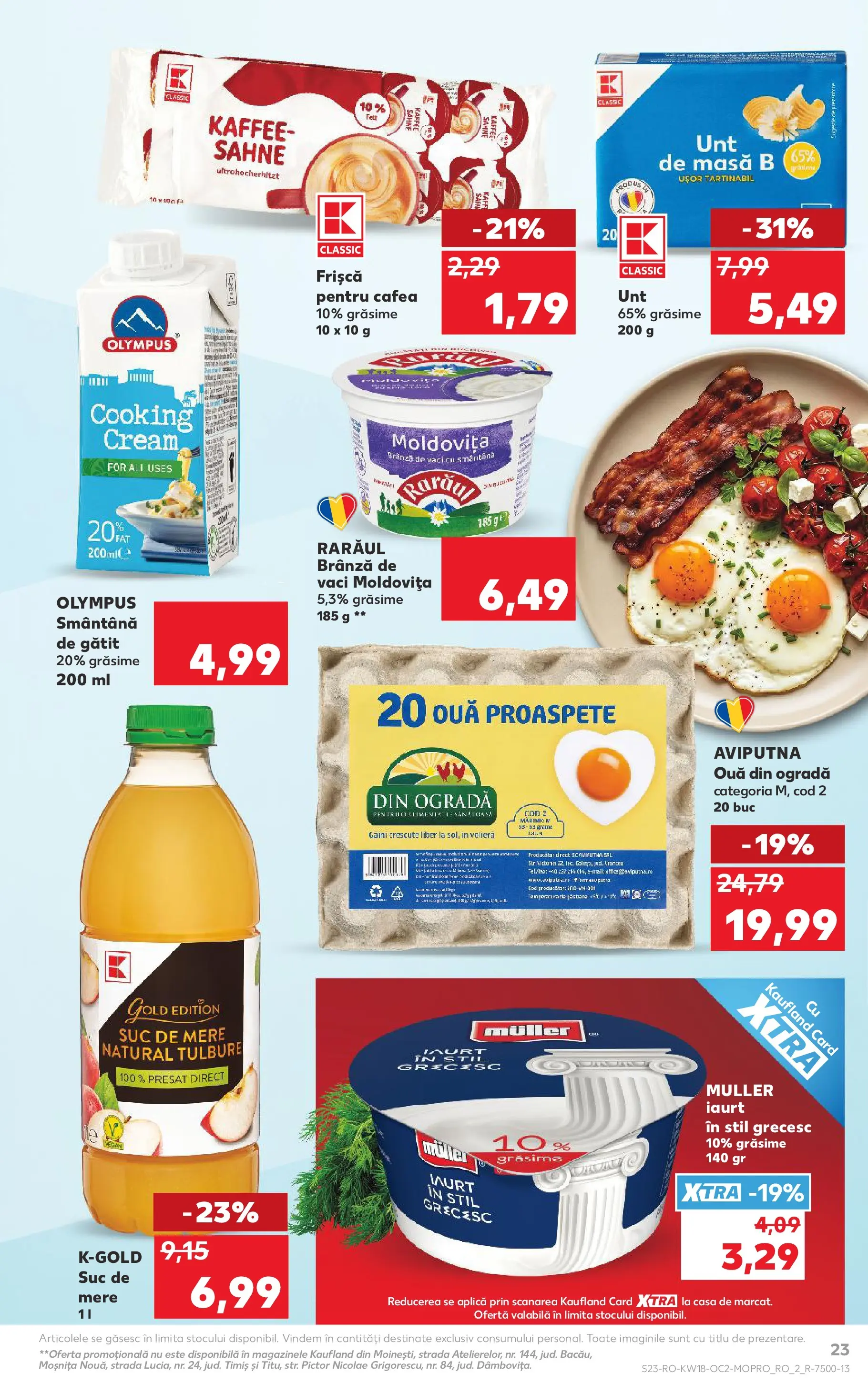 Kaufland Viseu de Sus 29.04.2026 - Revista si Oferta | Pagină: 23 | Produse: Șal, Apple, Cafea, Suc